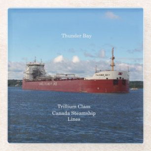 Thunder Bay glazen onderzetter