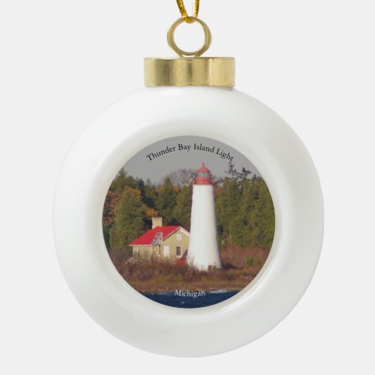 Thunder Bay Island Light ornament (Voorkant)