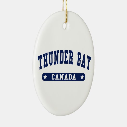 Thunder Bay Keramisch Ornament (Rechts)