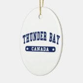 Thunder Bay Keramisch Ornament (Links)