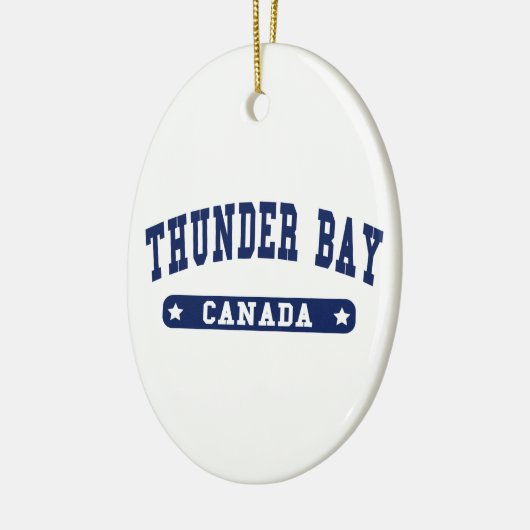 Thunder Bay Keramisch Ornament (Links)