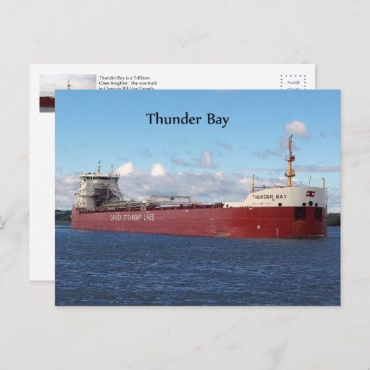 Thunder Bay-postkaart Briefkaart (Voorkant / Achterkant)