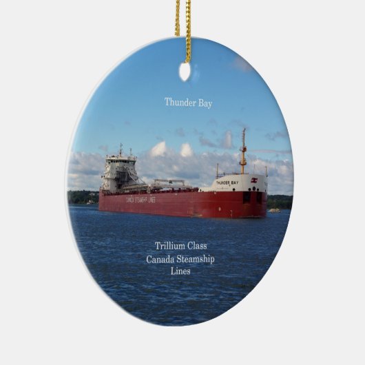 Thunder Bay-versiering Keramisch Ornament (Rechts)