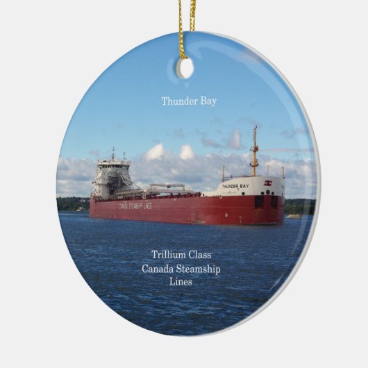 Thunder Bay-versiering Keramisch Ornament (Links)