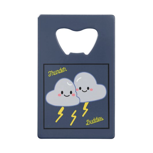 Thunder Buddies Creditkaart Flessenopener (Voorkant)