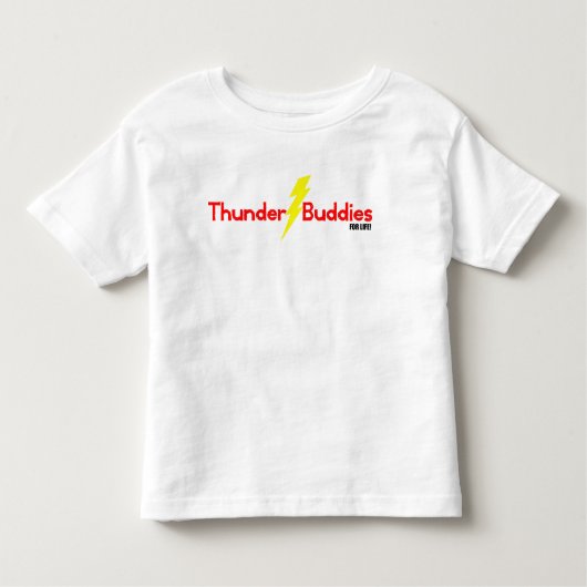Thunder Buddies for Life Kinder Shirts (Voorkant)