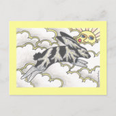 Thunder Bunny Briefkaart (Voorkant)