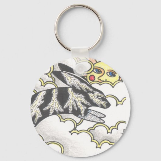 Thunder Bunny Sleutelhanger (Voorkant)