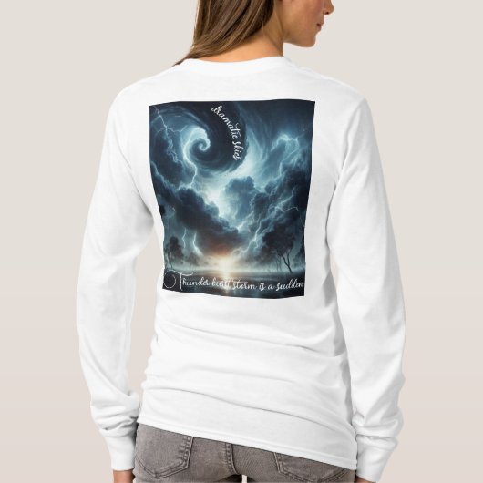 Thunder burst storm is een plotselinge t-shirt (Achterkant)