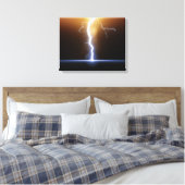 Thunder Canvas Afdruk (Insitu (Slaapkamer))