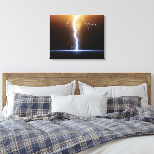Thunder Canvas Afdruk (Insitu (Slaapkamer))