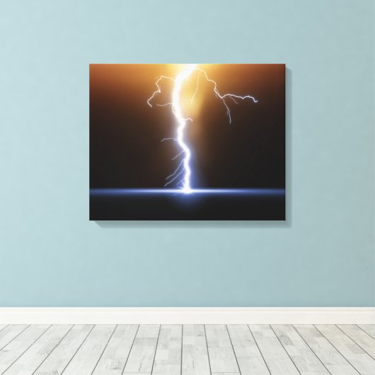 Thunder Canvas Afdruk (Insitu (Houten vloer))