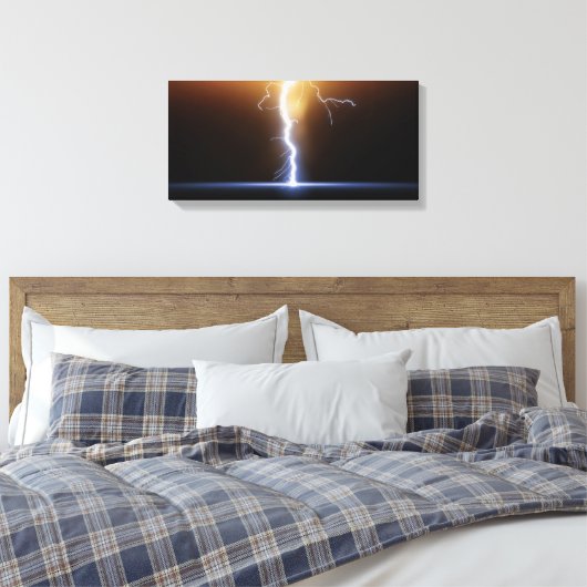 Thunder Canvas Afdruk (Insitu (Slaapkamer))