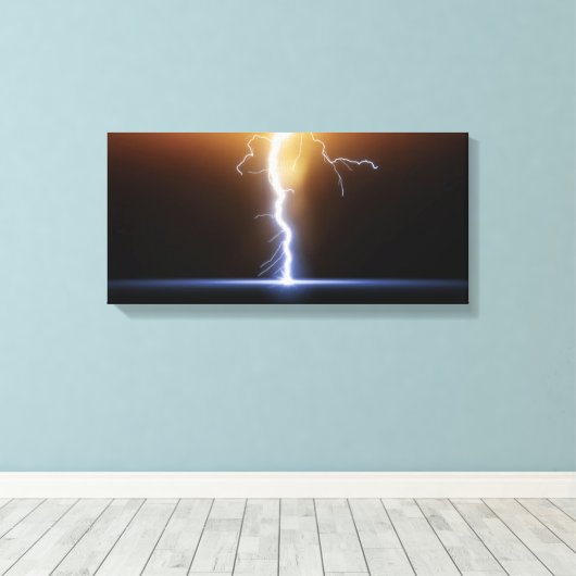 Thunder Canvas Afdruk (Insitu (Houten vloer))