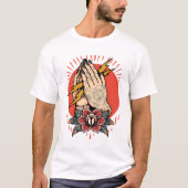 Thunder catcher oude stijl tattoo ontwerp t-shirt (Voorkant)
