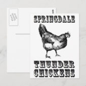 Thunder Chickens Briefkaart (Voorkant / Achterkant)