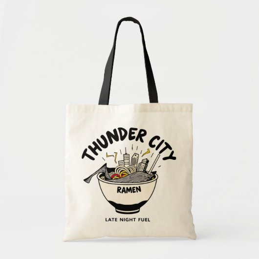 Thunder City Ramen Tote Bag (Voorkant)