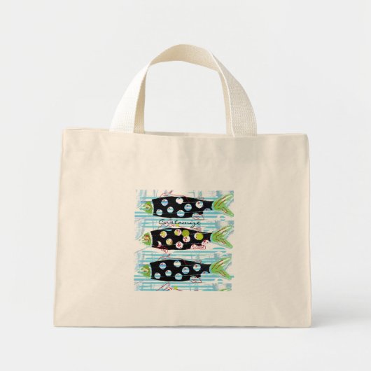 Thunder_Cove migrerende vis Mini Tote Bag (Voorkant)