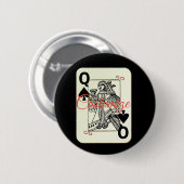 Thunder_Cove, symbool voor koningin van schoppen Ronde Button 5,7 Cm (Voorkant /achterkant)