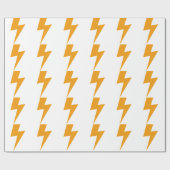 Thunder Energy Gellow Print Cadeaupapier (Vlak)
