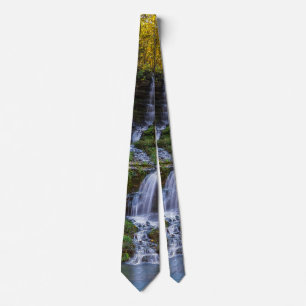 Thunder Falls Schilderachtige Halsdoek Stropdas