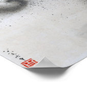 Thunder God, Hokusai Poster (Hoek)