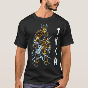 Thunder God Thor Norse Mythology Viking Warrior T-shirt