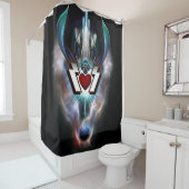 Thunder Gods Rock Shower Curtain Douchegordijn (In situ)
