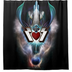 Thunder Gods Rock Shower Curtain Douchegordijn