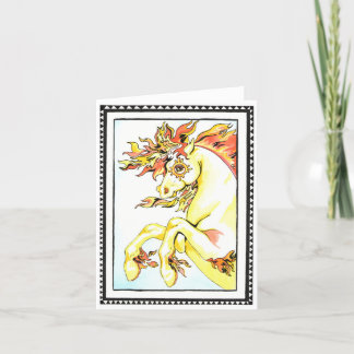 Thunder Horse kaart - geel