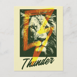 Thunder Lion Briefkaart