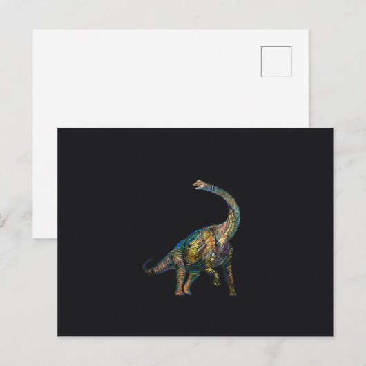 Thunder Lizard Briefkaart (Voorkant / Achterkant)