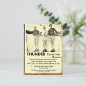 Thunder Mountain Briefkaart (Staand voorkant)