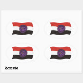 Thunder Mountain Lenape Natie Vlag Sticker (Vel)