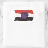 Thunder Mountain Lenape Natie Vlag Sticker (Tas)