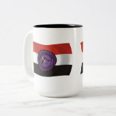 Thunder Mountain Lenape Nation Vlag Mok (Voorkant links)
