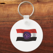 Thunder Mountain Lenape Nation Vlag Sleutelhanger (Voorkant)