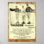 Thunder Mountain Poster (Voorkant)