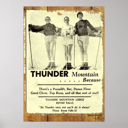 Thunder Mountain Poster (Voorkant)