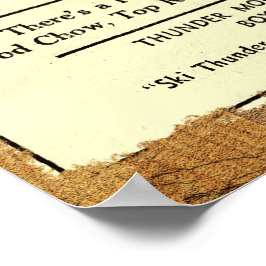 Thunder Mountain Poster (Hoek)