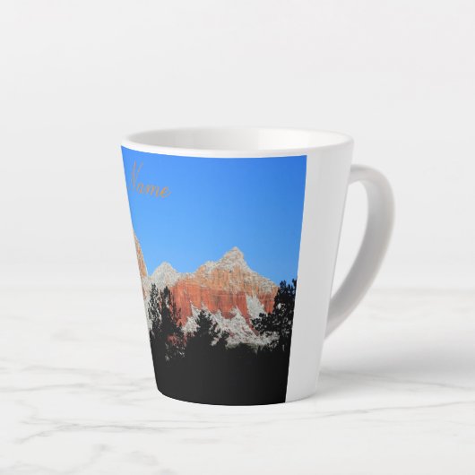 Thunder Mountain Sedona Arizona Thunder_Cove Latte Mok (Rechterhoek)