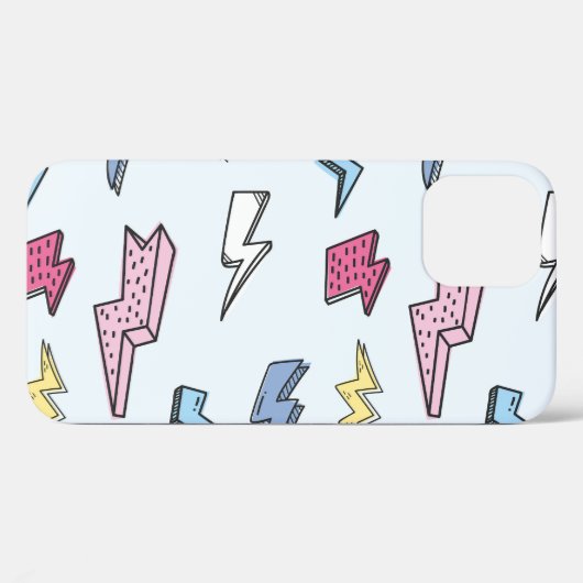  Thunder Naadloze Illustratie Case-Mate iPhone Case (Achterkant (horizontaal))