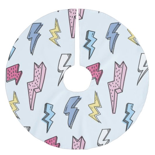 Thunder Naadloze Illustratie Kerstboom Rok (Voorkant)