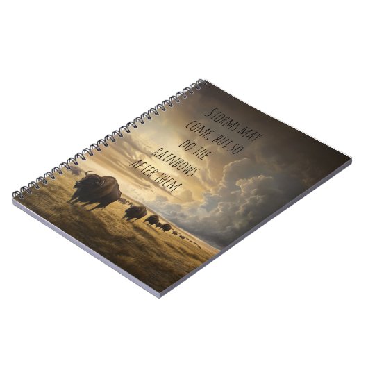 Thunder on the Plains: Buffalo Storm Notitieboek (Linkerzijde)