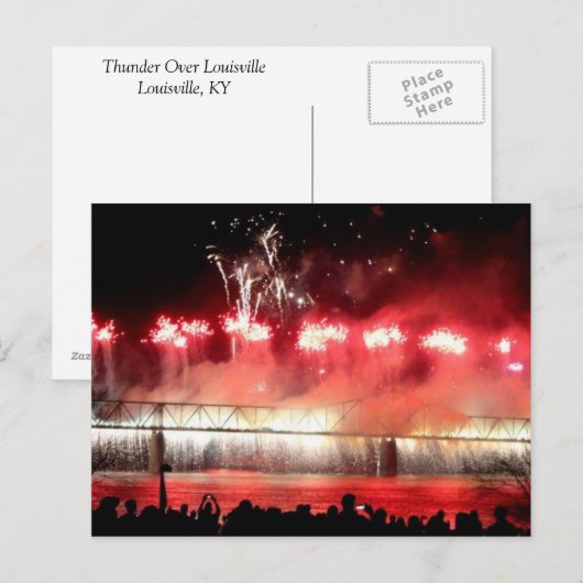 Thunder over Louisville Briefkaart (Voorkant / Achterkant)