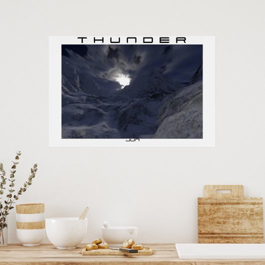 Thunder Poster (Keuken)
