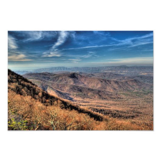 Thunder Ridge, Virginia Foto Afdruk (Voorkant)