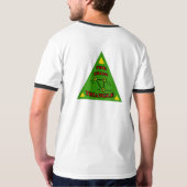 Thunder Road was de weg naar de ijzeren driehoek T-shirt (Achterkant)