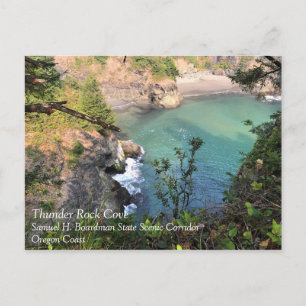 Thunder Rock Cove, Samuel H. Boardman, Oregon Briefkaart