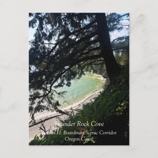 Thunder Rock Cove, Samuel H. Boardman, Oregon Post Briefkaart (Voorkant)